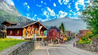 The Swiss Fairy-Tale Village: Grindelwald 🇨🇭 Switzerland 4K