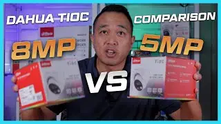 Dahua 8MP vs 5MP TIOC IP Cameras Comparison | DH-IPC-HDW3849HP vs DH-IPC-HDW3549H