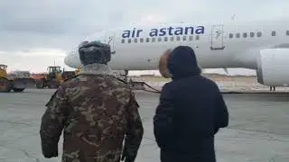 ЧС с самолетом Air Astana в Костанае