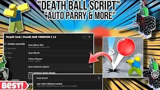 Roblox Death Ball Hack/Script🔥 Auto Parry 90% Block,Auto Detector Spam,Visualizer(red Circle😎) No Ke