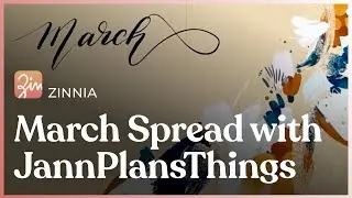 Planning for March with @Jannplansthings | Zinnia Plan With Me