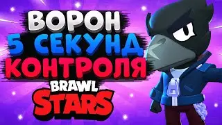 НОВЫЙ ВОРОН 5 СЕКУНД КОНТРОЛЯ, ИМБА, ГАЙД Бравл Старс / BRAWL STARS