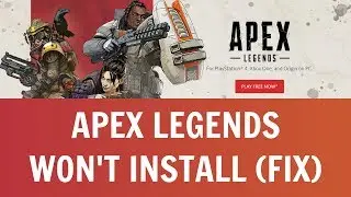 Apex Legends Wont Install In PC - Error: Redistributable Package (DirectX) Not Installed 4294967287