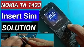 nokia ta-1423 insert sim card| nokia 105 no sim card fix! 100% work. nokia ta-1423