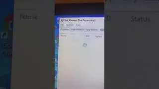 Task Manager is not responding￼