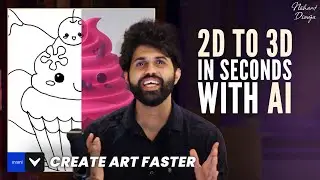 Create 3D Renders from Concept Art 10x Faster with AI | Design Hustle #7