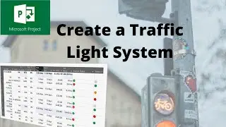 How to create a traffic light system in Microsoft Project