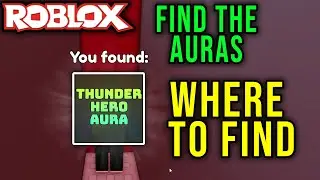 THUNDER HERO AURA - HOW TO GET [FIND THE AURAS] - Roblox