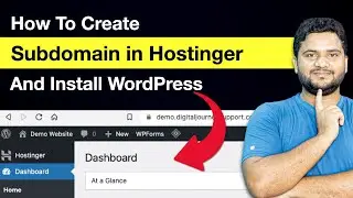 How to Create Subdomain and Install WordPress in Hostinger 👍