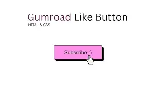 Best UX Button Animation Using CSS | Gumroad Like Button | FrontendDUDE