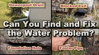 FIND the Water Problem, You can do this yourself - Then Fix it Right