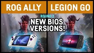 (NEW BIOS VERSIONS!) ASUS ROG ALLY vs. LENOVO LEGION GO