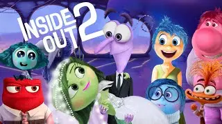 Inside out 2 Movie. The Wedding of Fear and Disgust. The New Emotions are celebrating with them