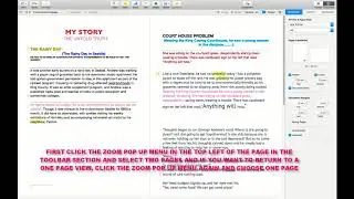 HOW TO VIEW PAGES SIDE BY SIDE IN A PAGES DOCUMENT