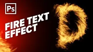 Fire Text Effect - Flame Text Effect - Photoshop CC Tutorial - Urdu / Hindi