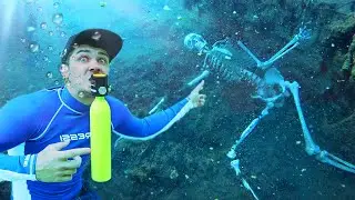 Эту жуткую находку мы нашли на дне озера с помощью акваланга!