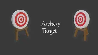 Modelling a Low Archery Target - Blender