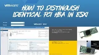 ESXi - How to distinguish identical PCI HBA controllers in VMware vSphere ESXi 6.7