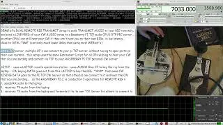 Remote Rig CW Transmit Operations using a Raspberry pi - KEY your RIG and provide a TCP audio server