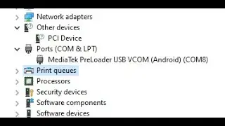 How to install mtk driver MediTek PreLoader USB VCOM