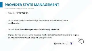 Gerenciamento de Estado com PROVIDER em Flutter e Classe de Dados - Curso de Flutter - Aula 1
