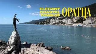 Elegance of Opatija, Croatia Walking Tour - 4K HDR