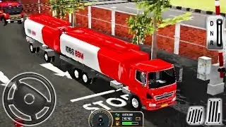 Indonesian Oil Tanker Delivery Driving - Truck Drive Simulator - Android GamePlay