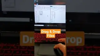How to Drag and Drop with touchpad in windows 10 Laptop