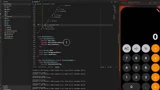 Flutter Tutorial - iPhone Calculator UI Coding - No Talking