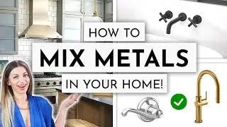 HOW TO MIX METALS LIKE AN INTERIOR DESIGNER! ✨