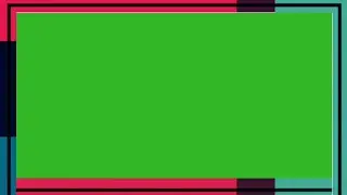 frame animation effect green screen - chroma key