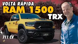 RAM 1500 TRX DE 711 CV NA VOLTA RÁPIDA! Rubinho SENTA A BOTA no MONSTRO com motor V8 de Hellcat!