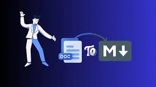 How convert google doc content to markdown text easily