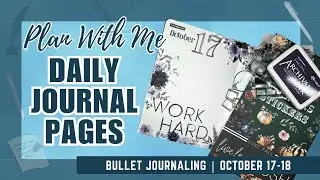 Bujo Plan With Me: Daily Journal Pages | October 2024 | Bullet Journal