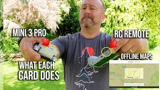 DJI Mini 3 Pro & RC Remote: Why You Need the Right Card in the Right Slot + Caching Offline Maps