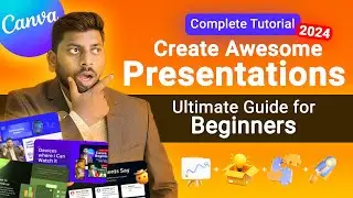 Canva Presentation Complete for Beginners ! Full Canva Tutorial 2024 [Hindi]