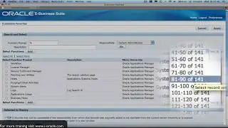 Oracle Training - Navigating in Oracle E-Business Suite R12