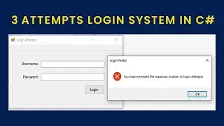 How to Create 3 Attempts Login System in C#