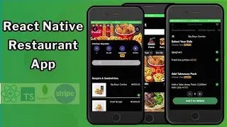 React Native Restaurant App with Source code