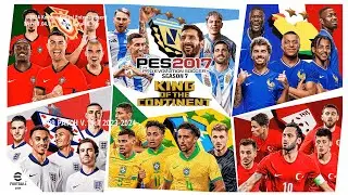 PES 2017 NEW GRAPHIC MENU EFOOTBALL 2024 SEASON KING OF THE CONTENT