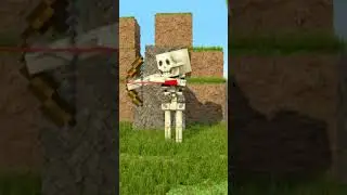 Minecraft in HD 12% Bow BONES LOOP #Shorts RTX