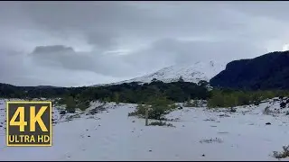 Snowy Mountain Adventure 4K (With Ambient Nature Sounds And Music)