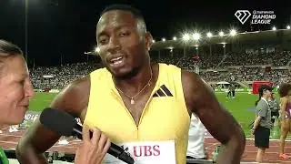 Grant Holloway Takes 2nd Place In 110m Hurdles at Lausanne Diamond League [Interview]