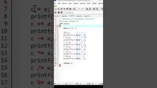 Class 11 | Assignment Operator in C Language | #cprogramming #cprogrammingvideo