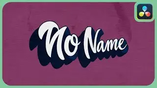 The No Name Effect | DaVinci Resolve |