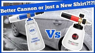 MJJC FOAM CANNON S V3 vs PRO V2 | SNOWFOAM SHAMPOO GETS 2ND CHANCE #carcare #cardetailing #carwash