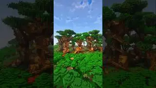 Minecraft: Simple Jungle Tree Village! | Timelapse | Tutorial | #minecraft #shorts