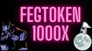 Feg token is blowing up! Insane updates! Plus new exchange news!