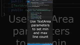 Unity Short Tips [TextArea] Attribute 