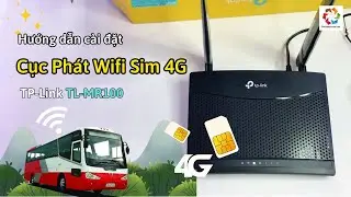 TP-Link TL-MR100: Phát Sóng Wifi Từ Sim 4G Tốc Độ Cao, Lắp Trên Xe Khách, Vùng Sâu, Vùng Xa